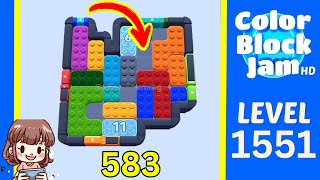 Solusi Level 1551 Color Block Jam