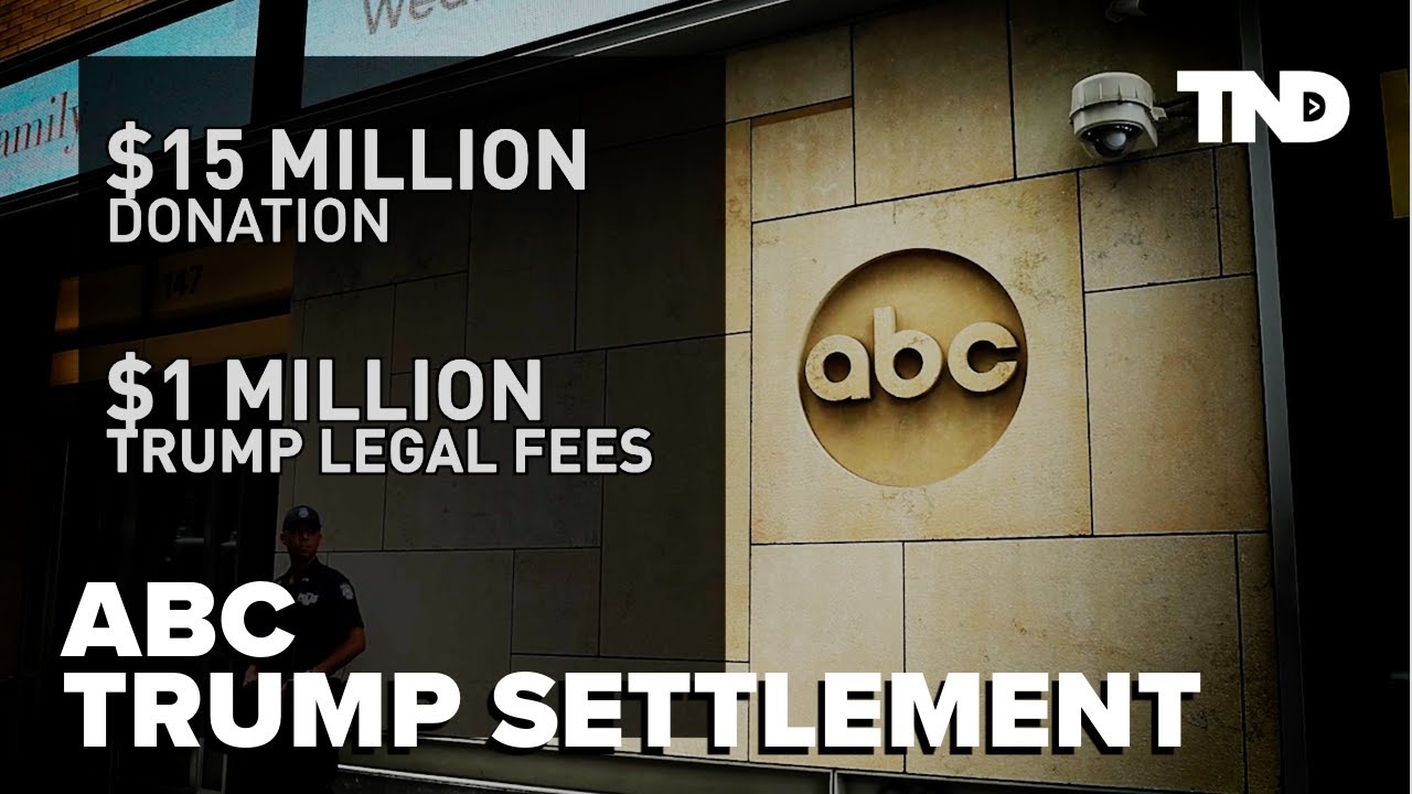 Is the legal settlement between Trump and ABC a sign of a changing media landscape?