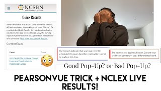 PearsonVue Trick | Does it work | NCLEX LIVE Results!
