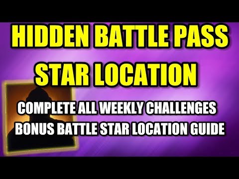 Fortnite Hidden Battle Pass Star Location Guide ( Week #1 )