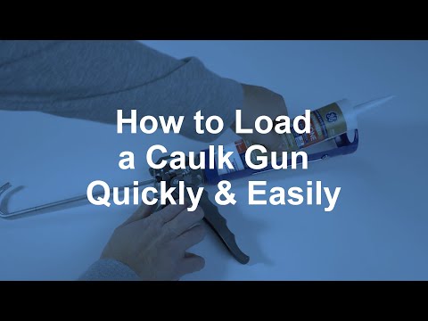 How to Load a Caulk Gun Quickly and Easily