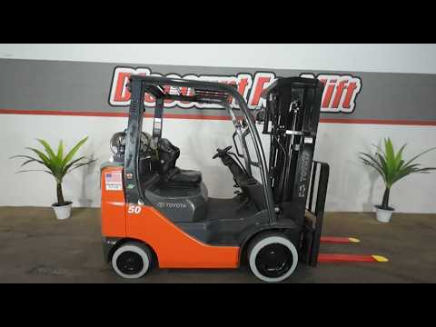 TOYOTA 8-Series 8FGCU25 5,000lb LP (Propane) #7502 - Forklift for Sale