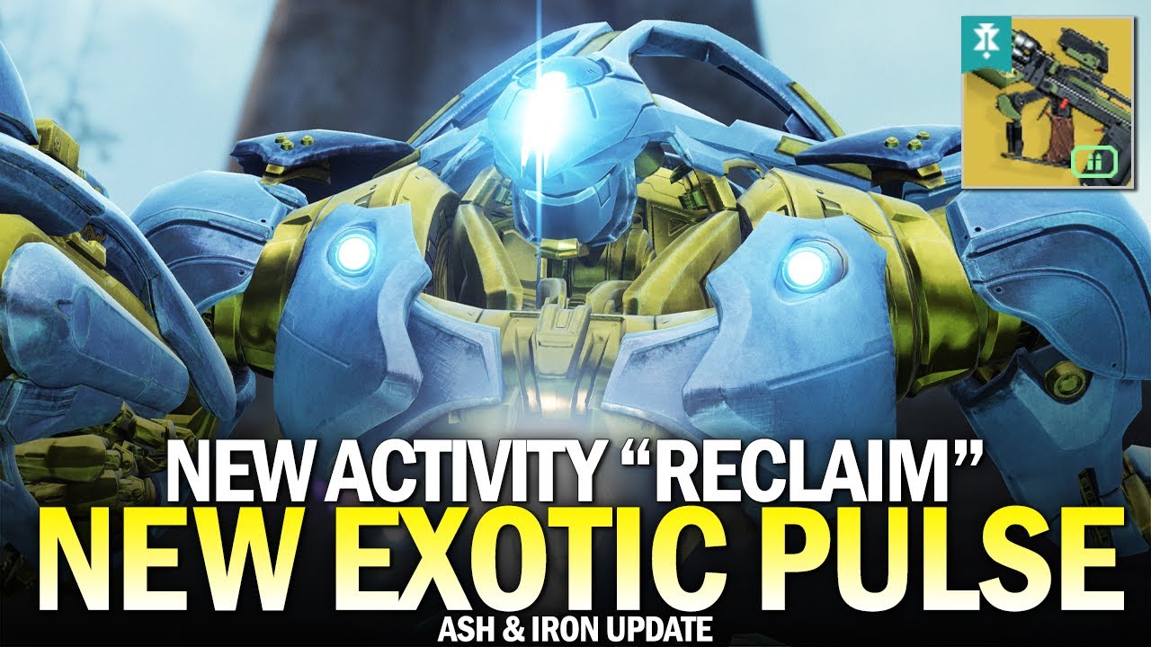 New Reclaim Activity Gameplay w/ New Exotic Pulse Rifle "New Malpais" [Destiny 2]