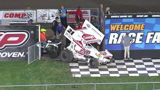 Knoxville Raceway 410 Victory Lane / Brian Brown / June 11, 2022