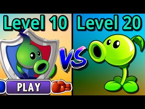 Plants vs. Zombies 2 Shadow Peashooter vs ALL PEA MAX Levels Gameplay PvZ 2