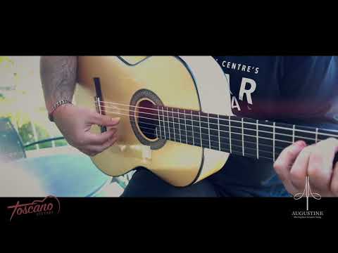 Toscano Guitars & Augustine Strings, Paco Lara's sponsors