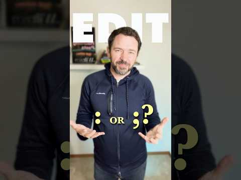 How to Use a Colon or Semicolon in a Sentence | A Quick Grammar Hack #grammar #writers #authortube