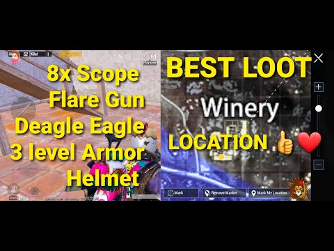 Best Location Vikendi For Any Loot 8x,Flare Gun,3 level any Items 😍