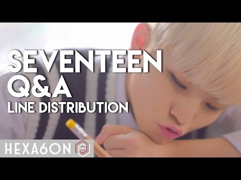 Seventeen - Q&A (FT. Ailee) Line Distribution (Color Coded)