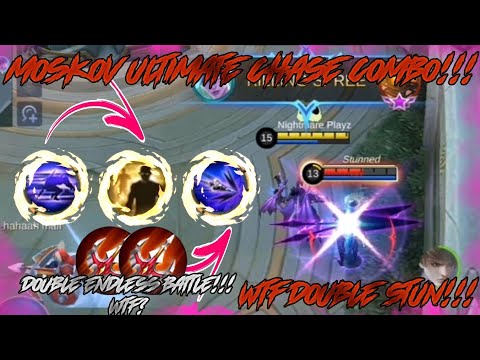MY FIRST TIME USING FLICKER TO MOSKOV 🤣 | DOUBLE ENDLESS BATTLE BROKEN BUILD | MLBB
