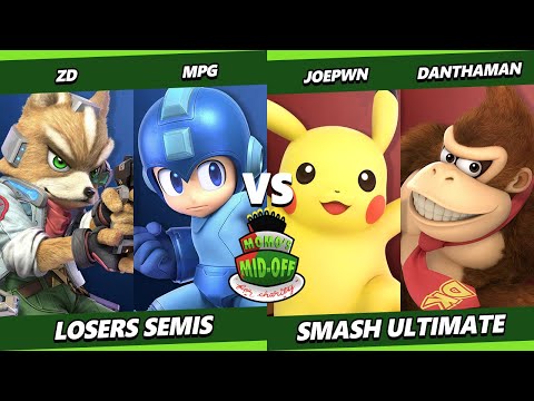 Momo's Mid-Off Losers Semis - ZD & MPg Vs. Joepwn & DanThaMan - SSBU Ultimate Tournament