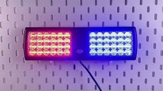LED PREDATOR dual vnitřní, 48x1W, 12-24V, červeno-modrý