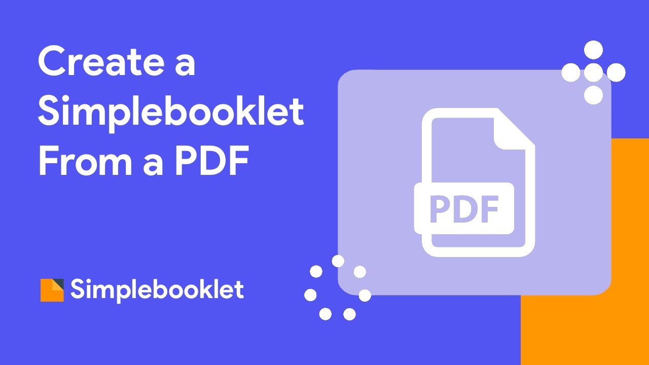Create a Simplebooklet from a PDF
