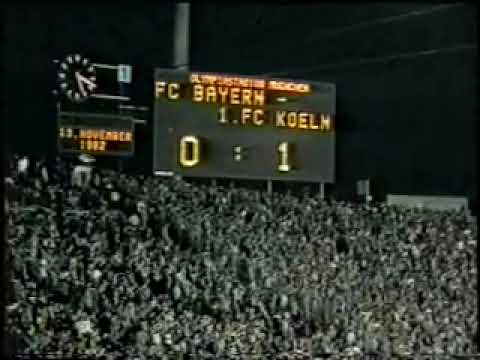 Pierre Littbarski (Colônia) - 13/11/1982 - Bayern Munique 0x1 Colônia - 1 gol