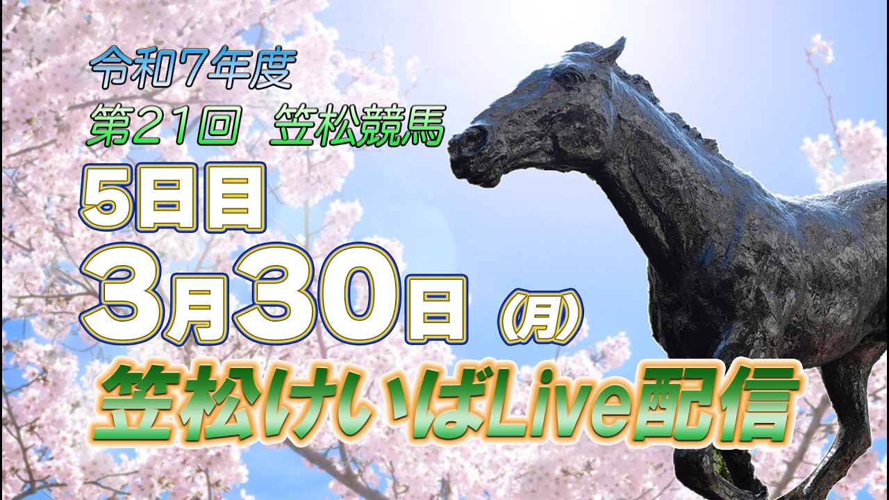 笠松けいばライブ配信R8.03.30