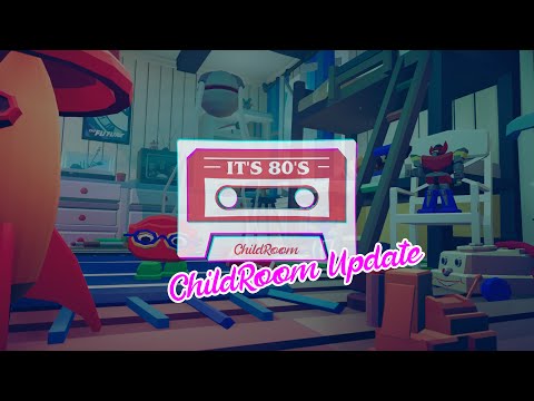 It`s 80`s Pack (Trailer Childroom) - 3D Low Poly Art for Games by #emaceart