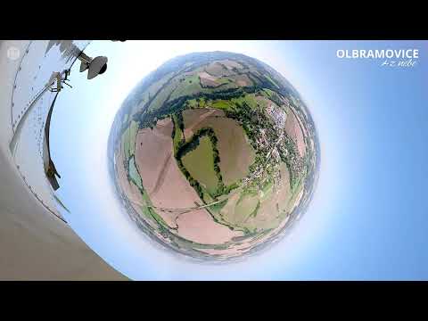 Letecké video Olbramovice z nebe