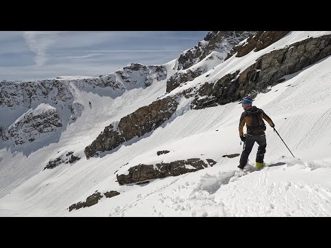 Riding La Balma in Alagna, Monterosa, Italy