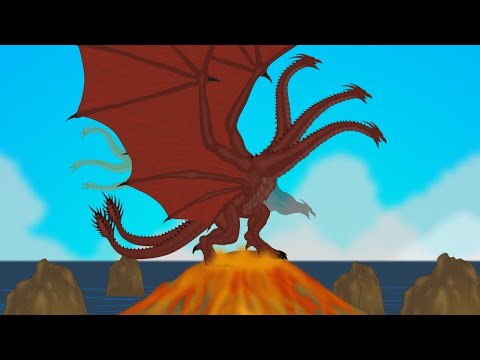 KING GHIRODAN | Rodan fusion King Ghidorah | PANDY Animation 33