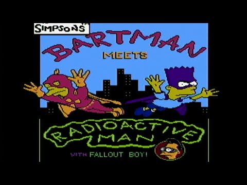 the simpsons bartman meets radioactive man nes rom