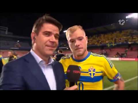 john guidetti mummlar i TV