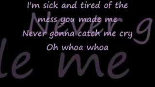 kesha - blind (lyrics on screen)