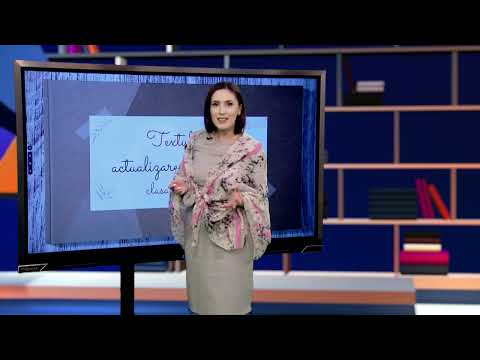 TeleŞcoala: Limba şi literatura română clasa a VIII-a – Textul liric (@TVR2)