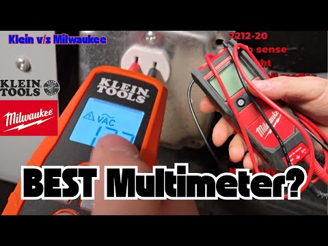 BEST Affordable Multimeter To Buy! Klein ET250 Vs The Milwaukee 2212-20 multimeter