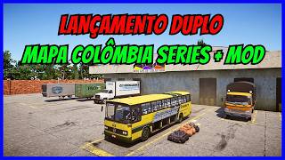 ????Gameplay Novo Mod Mapa Colômbia Series | Proton Bus Simulator | PBSU | Mods | Jogo de Ônibus