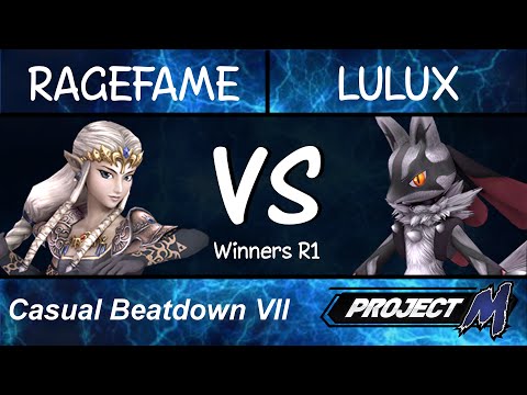 Casual Beatdown VII | RageFame (Zelda) vs Lulux (Lucario) - Winners Round 1