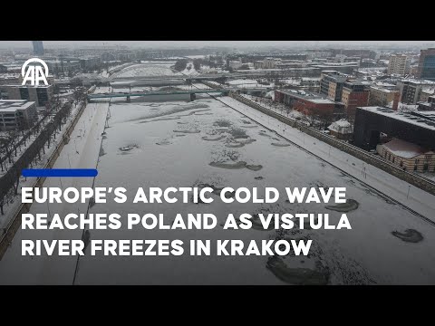 Fala arktycznego mrozu dociera do Polski, a Wisła zamarza w Krakowie