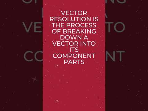 01 (c). Resolution of Vector - Vectors - Physics 101