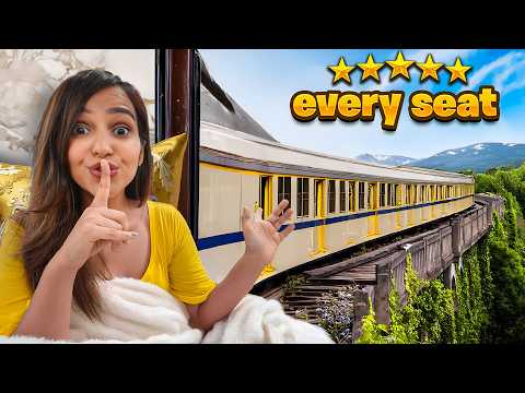 Cheapest vs Expensive Train Seat😳 🚂 (SHOWER on a Train 🚿)