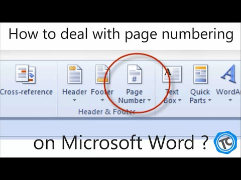 How to Number Different Pages with Specific Page Numbers ?