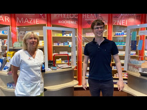 Wahlkampf: "Merkel-Nachfolger" Günther macht Apothekenpraktikum