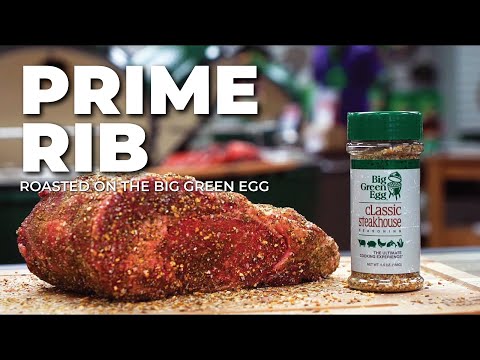 Prime Rib Roast on the Big Green Egg