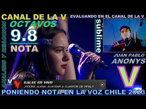 NOTA Octavos: Alexia Valech es UNICA & SUBLIME | Canto "Loca" de Chico Trujillo | La Voz Chile 2023