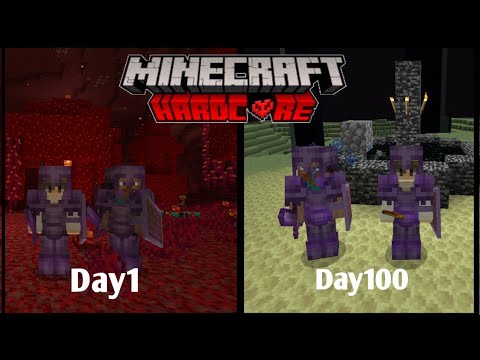 100 Days Surviving Hardcore Minecraft - EPIC Gamer Challenge!