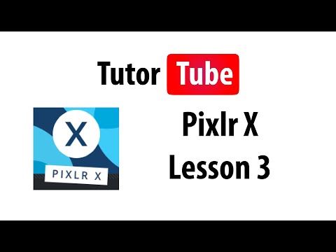 Pixlr X Tutorial Lesson 1 Interface