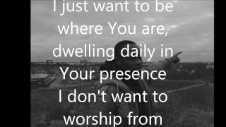 DON MOEN i just want to be where you are