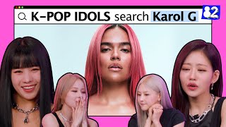 (CC) KISS OF LIFE shocked by Karol G 🤯 I Whoogle I Tusa, BICHOTA, S91