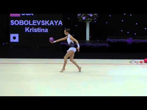 RG Junior.Sobolevskaya Kristina.ball.USA * Miss Valentine 2016