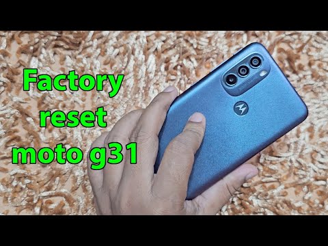 How to factory reset moto g31