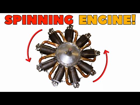 The Brilliant Rotary Aircraft Engine of WW1 Explained