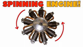 The Brilliant Rotary Aircraft Engine of WW1 Explained