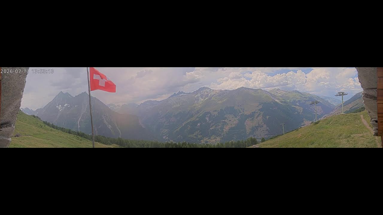 Live webcam view of Panorama del Macizo Dent-Blanche