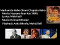 Muskurate Raho Gham Chupate Raho Hemant Bhosle For Nazrana Pyar Ka 1980