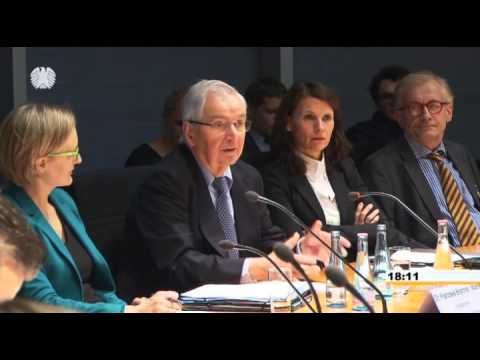 02.11.2015 UA ZKP: Klaus Töpfer / Klimawandel führt zu Krisen