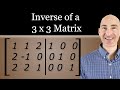 Find The Inverse Of A 3x3 Matrix Using Row Operations And An Augmented Matrix