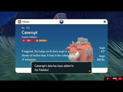 Numel Evolves Into Camerupt Pokémon Violet